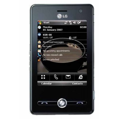 LCD with Touch Screen for LG KS20 - Black