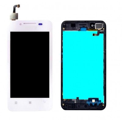 Lcd With Touch Screen For Lenovo Rocstar A319 White By - Maxbhi Com