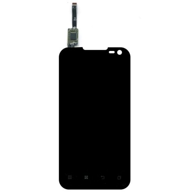 Lcd With Touch Screen For Lenovo S560 Black By - Maxbhi Com
