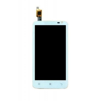 Lcd With Touch Screen For Lenovo S720 White By - Maxbhi.com
