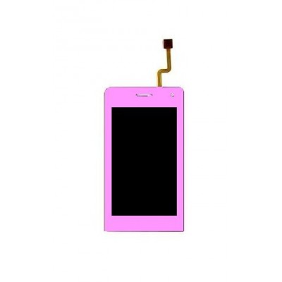 Lcd With Touch Screen For Lg Ku990 Viewty Pink By - Maxbhi.com