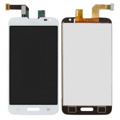 Lcd With Touch Screen For Lg L70 D320n White By - Maxbhi Com