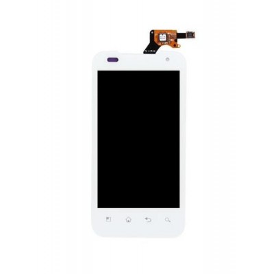 Lcd With Touch Screen For Lg Optimus 2x White By - Maxbhi.com