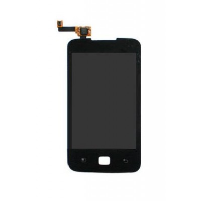 Lcd With Touch Screen For Lg Optimus Hub E510 Black By - Maxbhi.com