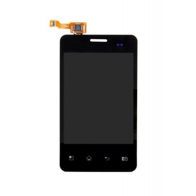 Lcd With Touch Screen For Lg Optimus L3 E405 Black By - Maxbhi.com