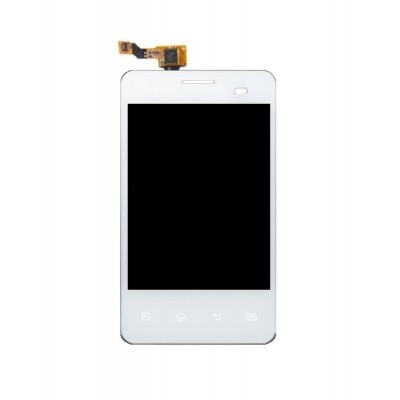 Lcd With Touch Screen For Lg Optimus L3 E405 White By - Maxbhi.com