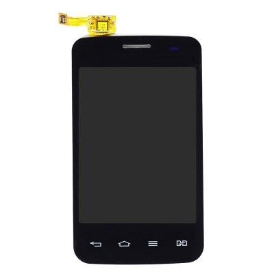 Lcd With Touch Screen For Lg Optimus L3 Ii Dual E435 Black By - Maxbhi.com