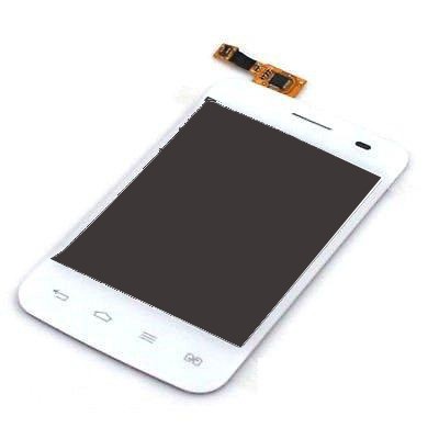 Lcd With Touch Screen For Lg Optimus L3 Ii Dual E435 White By - Maxbhi.com