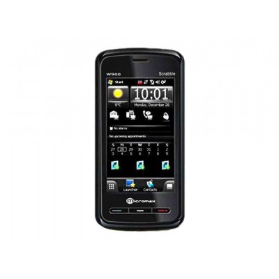 LCD with Touch Screen for Micromax W900 - Black