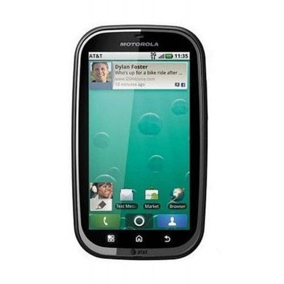 LCD with Touch Screen for Motorola BRAVO MB520 - Black