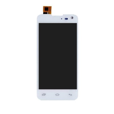 Lcd With Touch Screen For Micromax A94 Canvas Mad White By - Maxbhi.com