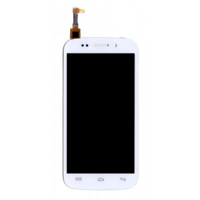 Lcd With Touch Screen For Micromax Canvas 4 A210 White By - Maxbhi.com