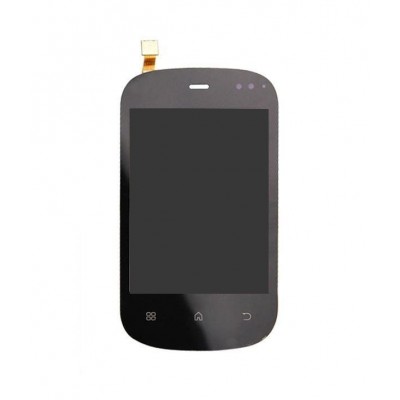 Lcd With Touch Screen For Micromax Superfone Punk A44 Black By - Maxbhi.com