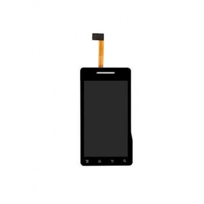 Lcd With Touch Screen For Motorola Milestone Xt720 Black By - Maxbhi.com