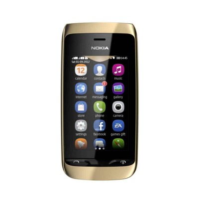 LCD with Touch Screen for Nokia Asha 3010 - Black