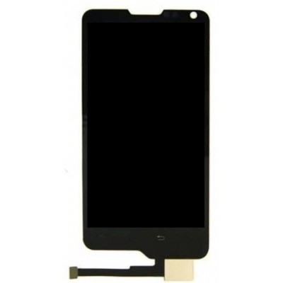 Lcd With Touch Screen For Motorola Motoluxe Xt389 Black By - Maxbhi Com