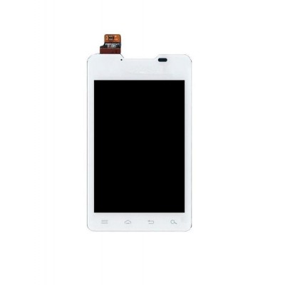 Lcd With Touch Screen For Motorola Motoluxe Xt389 White By - Maxbhi.com