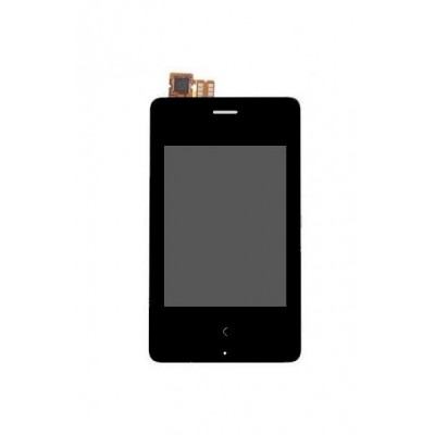 Lcd With Touch Screen For Nokia Asha 500 Black By - Maxbhi.com