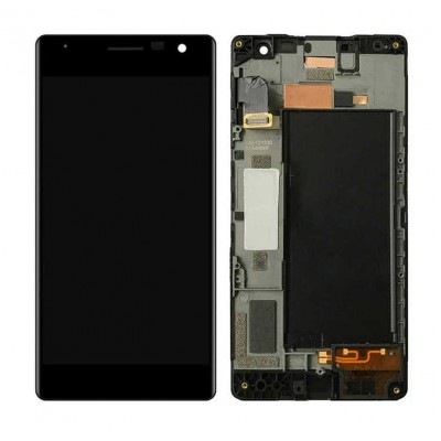 Lcd With Touch Screen For Nokia Lumia 730 Dual Sim White By - Maxbhi Com