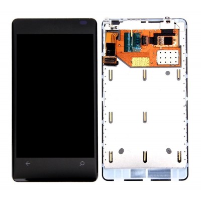Lcd With Touch Screen For Nokia Lumia 800 White By - Maxbhi Com