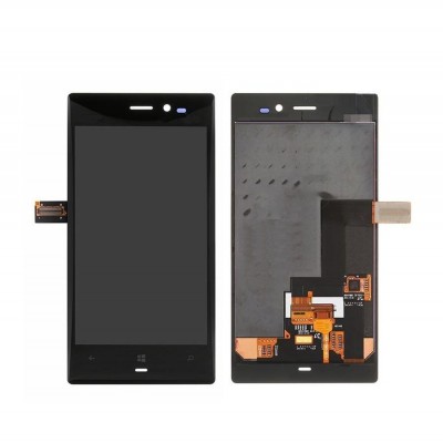 Lcd With Touch Screen For Nokia Lumia 928 Black By - Maxbhi Com