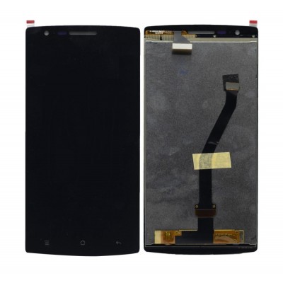 Lcd With Touch Screen For Oneplus One White By - Maxbhi Com