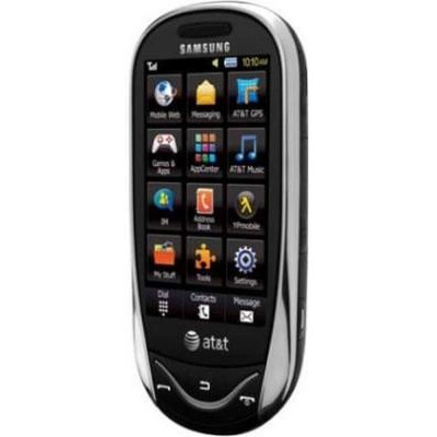 LCD with Touch Screen for Samsung A697 Sunburst - White