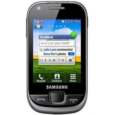 LCD with Touch Screen for Samsung Champ 3.5G - Black