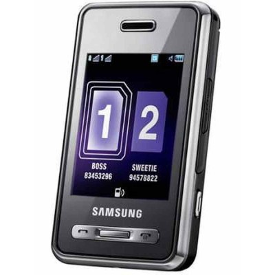 LCD with Touch Screen for Samsung D980 - Black