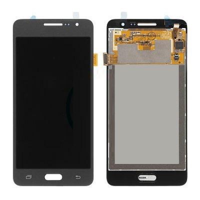 Lcd With Touch Screen For Samsung G530fz With Dual Sim Grey By - Maxbhi Com