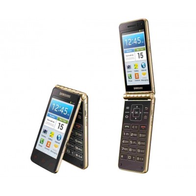 LCD with Touch Screen for Samsung I9230 Galaxy Golden - Black