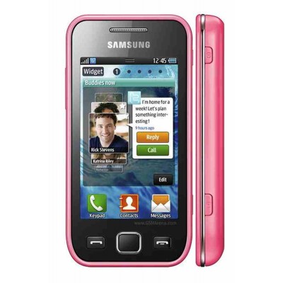 LCD with Touch Screen for Samsung S5750 Wave575 - Pink
