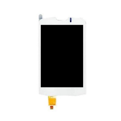 Lcd With Touch Screen For Samsung I7500 Galaxy White By - Maxbhi.com