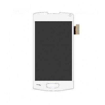 Lcd With Touch Screen For Samsung S8600 Wave 3 White By - Maxbhi.com