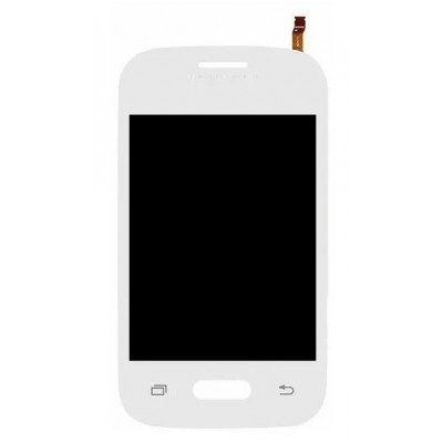 Lcd With Touch Screen For Samsung Smg110h White By - Maxbhi Com