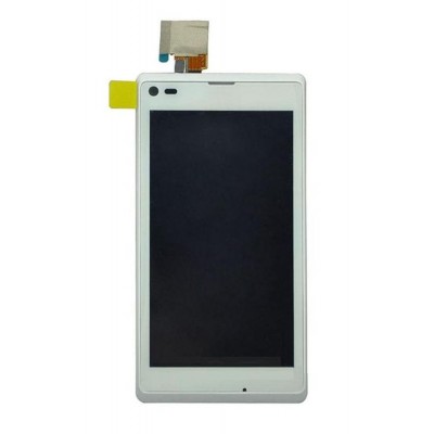 Lcd With Touch Screen For Sony Xperia L C2104 White By - Maxbhi.com