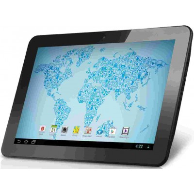 LCD with Touch Screen for Spice Mi-1010 Stellar Pad - Silver