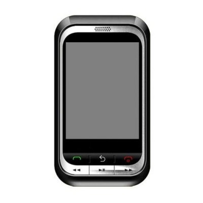 Lcd With Touch Screen For Spice M5460 Flo Black Grey By - Maxbhi.com