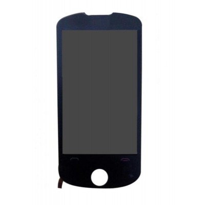 Lcd With Touch Screen For Spice M6800 Flo Black By - Maxbhi.com