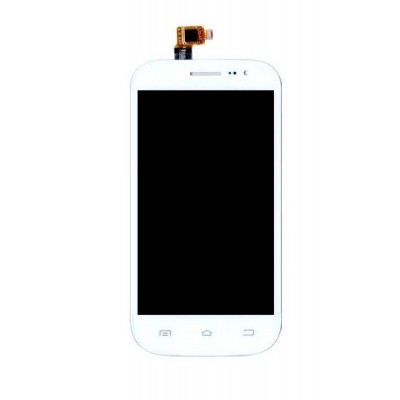 Lcd With Touch Screen For Spice Mi502 Smartflo Pace2 White By - Maxbhi.com