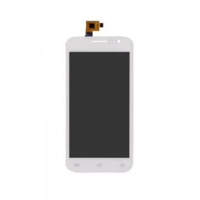Lcd With Touch Screen For Spice Mi525 Pinnacle Fhd White By - Maxbhi.com