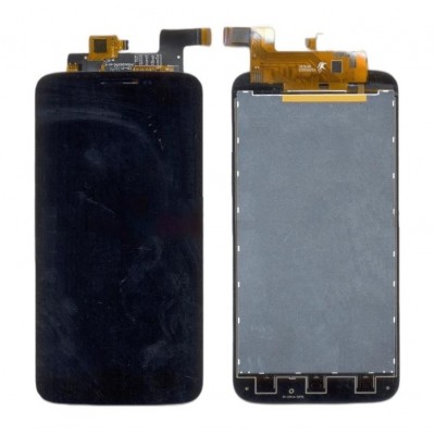 Lcd With Touch Screen For Spice Mi550 Pinnacle Stylus White By - Maxbhi Com