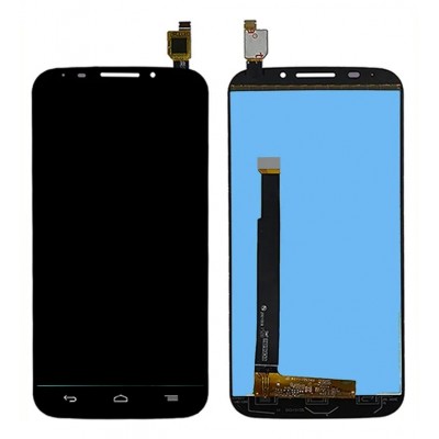 Lcd With Touch Screen For Vodafone Smart 4 Power Black By - Maxbhi Com