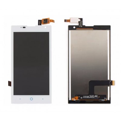 Lcd With Touch Screen For Zte Blade G Lux White By - Maxbhi Com