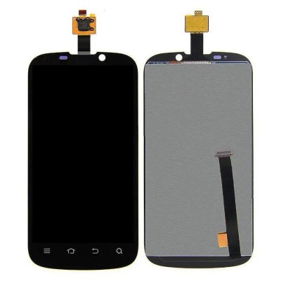 Lcd With Touch Screen For Zte Grand X V970 Black By - Maxbhi Com