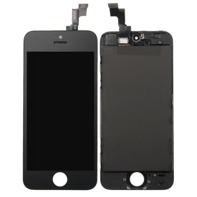 LCD with Touch Screen for Apple iPhone 5s  - Grey (display glass combo folder)