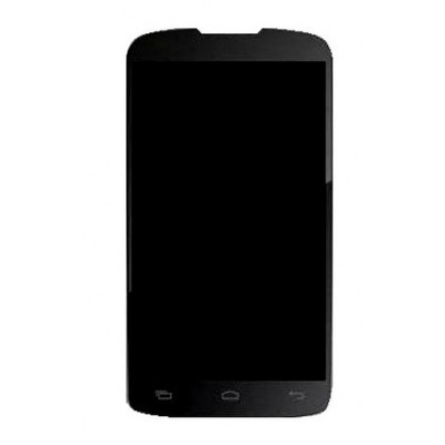 Lcd With Touch Screen For Celkon C8040 Black By - Maxbhi Com
