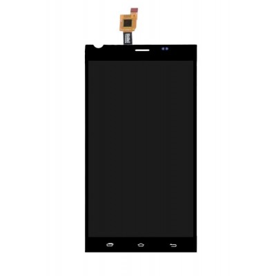 Lcd With Touch Screen For Celkon Millennium Ultra Q500 Black By - Maxbhi Com