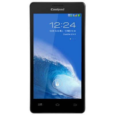 LCD with Touch Screen for Coolpad 7236 - White