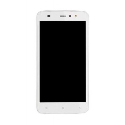 Lcd With Touch Screen For Gionee P4s White By - Maxbhi.com